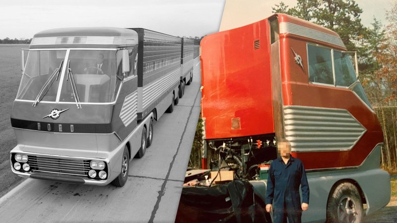 We Found Ford’s Incredible Turbine-Powered Semi-Truck ‘Big Red’ That’s Been Lost for Decades