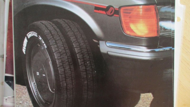 You Could Buy This Wacky Two-Tire, One-Wheel Setup for Your Car in the ’80s