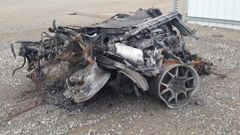 This Pile of Twisted Metal at a Salvage Auction Used to Be a 2005 Ford GT