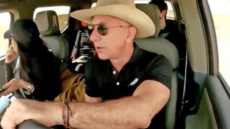 Jeff Bezos Got to Play With Rivian’s R1T Electric Pickup Before Everybody Else