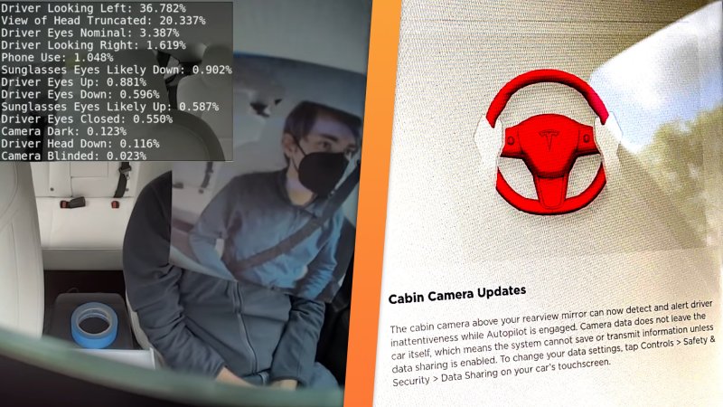 Tesla Activates In-Car Cameras for Driver Monitoring on Autopilot