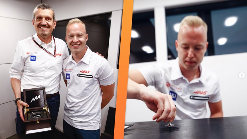 Haas F1 Boss Gifts Mazepin a Spinning Top, Calls Him Maze-Spin