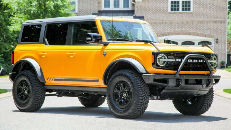 A Used 2021 Ford Bronco Is Already Over $100K on eBay