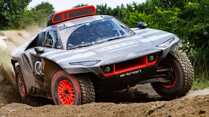 Audi Is Taking on Dakar With This Badass E-Tron Rally Truck