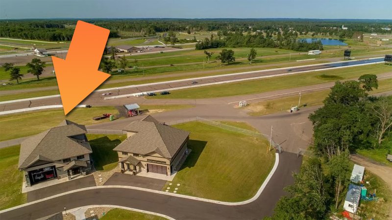 For Sale: $1M House on a Race Track That’s Really a Two-Bed Garage