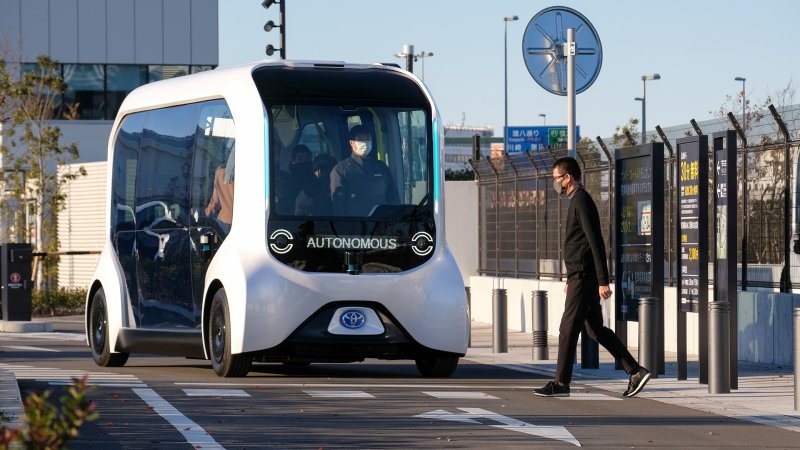 Toyota Shuttle Hits ‘Visually Impaired’ Pedestrian in Tokyo Olympic Village