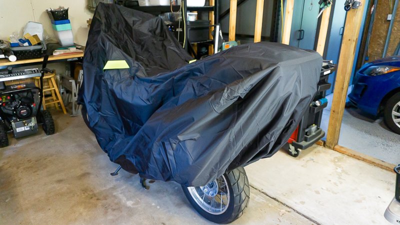 Badass Moto’s Motorcycle Cover Will Keep The Rain Away