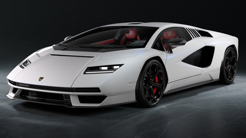 Lamborghini Countach: The V12 Icon Returns as an 800-HP Supercapacitor Hybrid