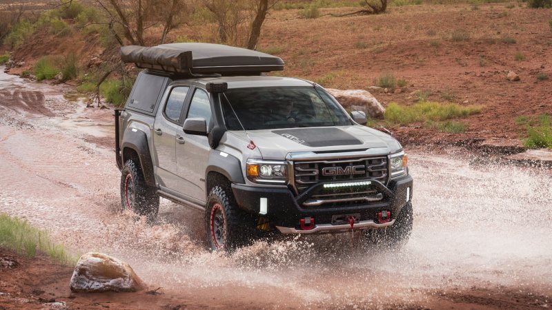 GMC Canyon AT4 OVRLANDX Concept Truck Gets the Fancy Multimatic Shocks