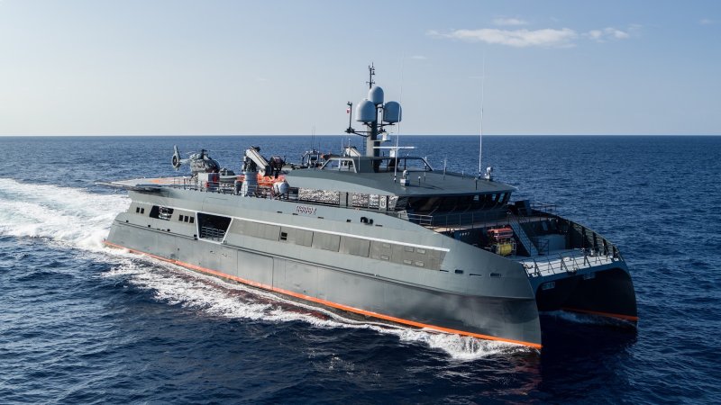 216-Foot Toy Hauler Yacht Makes Transporting Helicopters and Submarines Very Simple