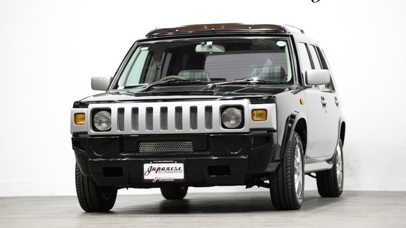 This JDM Nissan Hummer Conversion Looks Like an H2 That Skipped Leg Day