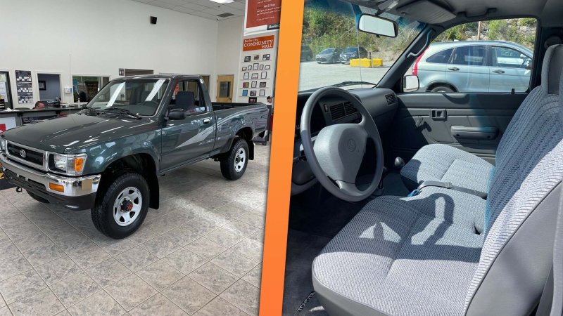 Pristine 84-Mile 1993 Toyota Pickup Barn Find Will Sell for So Much Money