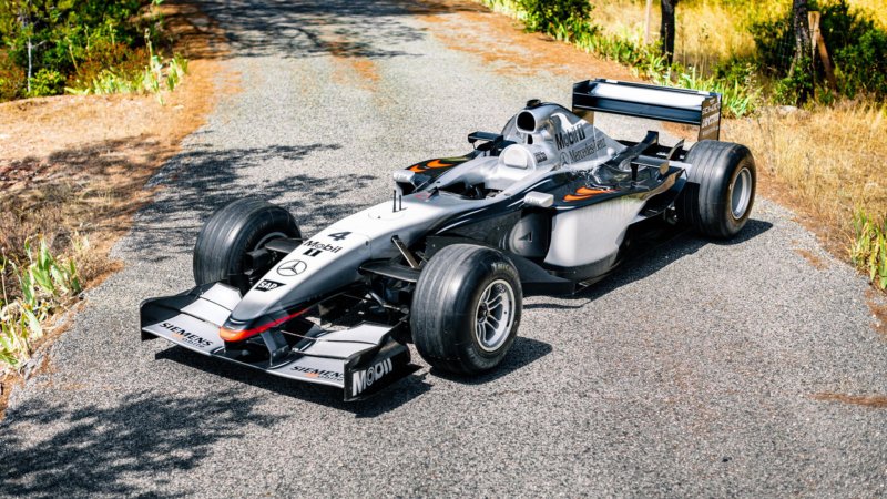 One of Kimi Raikkonen’s V10 McLaren Formula 1 Cars Is Headed to Auction