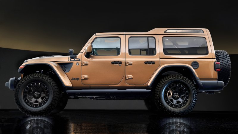 Jeep Experiments With Luxurious Three-Row Wrangler for SEMA