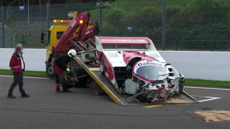 $1.2M Porsche 962C Owner Threatens Legal Action Over Crash Video: Report