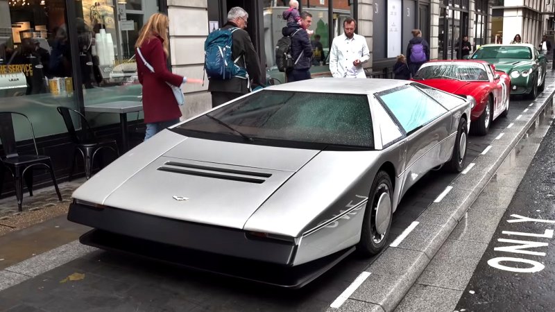 Restored One-Off Aston Martin Bulldog Found Street Parked in London