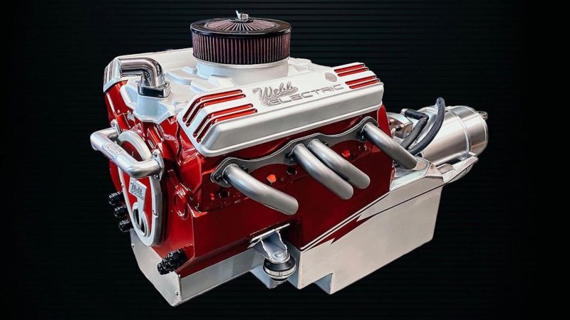 This Hot Rod Shop Sells Electric Motors Hidden in Classic V8 Blocks