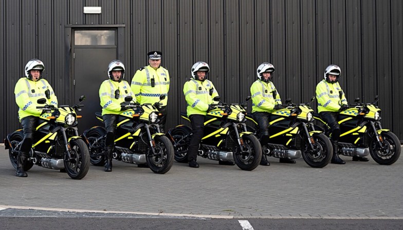 Police Are Riding Electric Harley-Davidson Livewires at COP26 Climate Summit