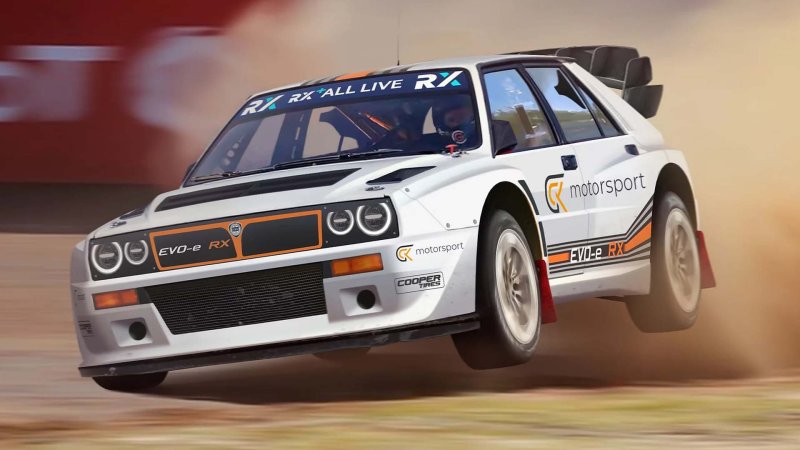 A 670-HP Lancia Delta Integrale EV Will Tackle World Rallycross in 2022