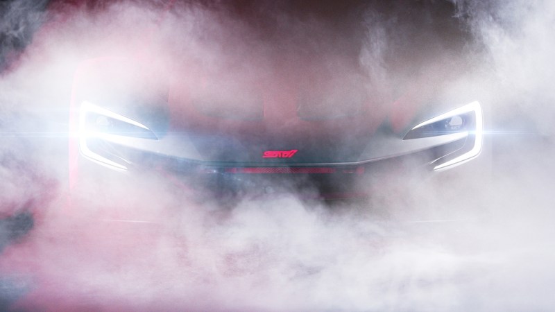 Subaru Teases First Electric STI Concept Ahead of Tokyo Auto Salon 2022