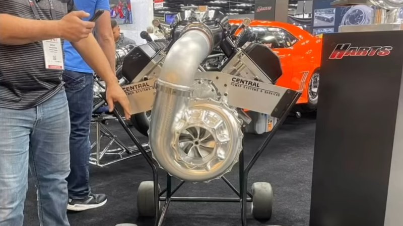 Massive Billet Aluminum Centrifugal Supercharger Can Support 4,000 HP