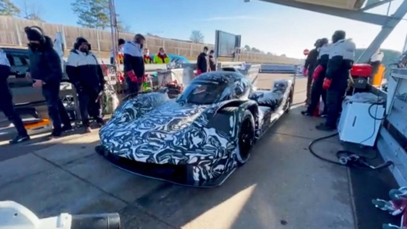 Porsche’s New LMDh Prototype Sounds Nasty During Track Testing