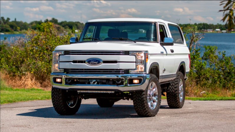 Yes, Someone Really Paid $176K for That 1978 Ford Bronco With a Super Duty Face