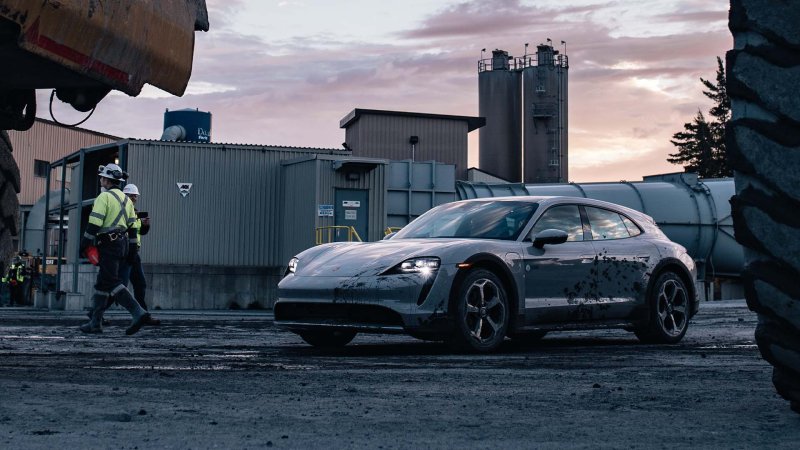 Porsche Taycan Sets World Record for 3-Mile Elevation Climb From Michigan Mine to Pikes Peak