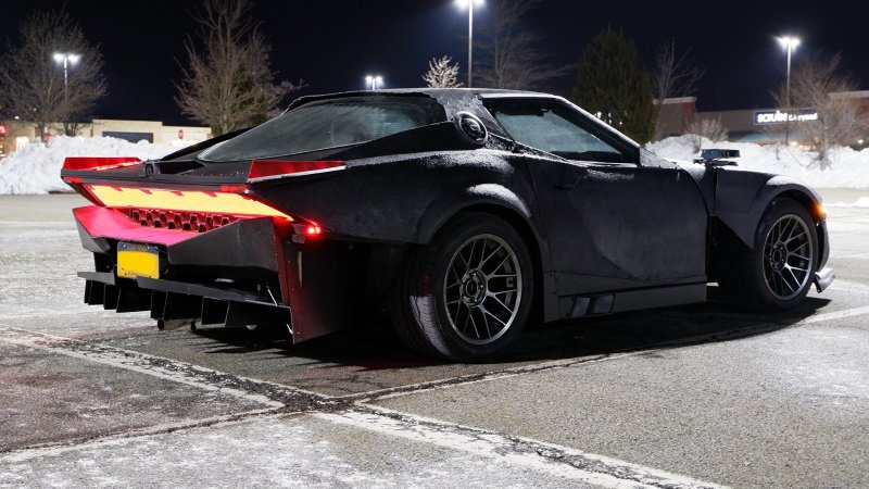 Wild Cyberpunk Chevy Corvette Was Made From Nine Different Cars in One Man’s Garage