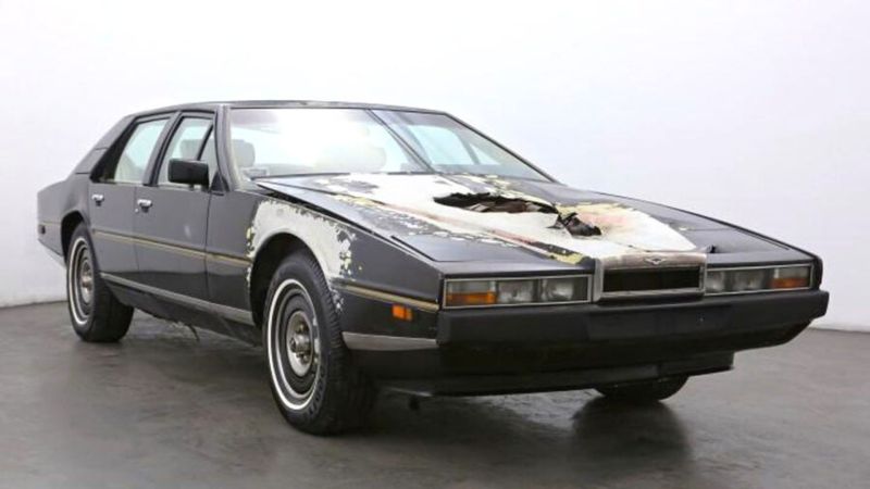 Fire-Damaged 1983 Aston Martin Lagonda for Sale, If You Dare