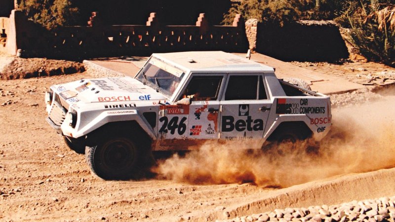 Check Out a Rare 1987 Lamborghini LM002 at the Miami Concours