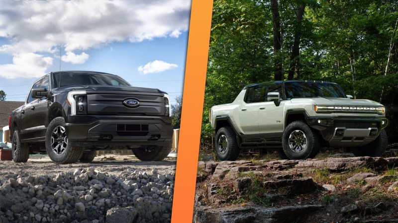 How Is a Ford F-150 Lightning 2,500 Pounds Lighter Than a GMC Hummer EV?