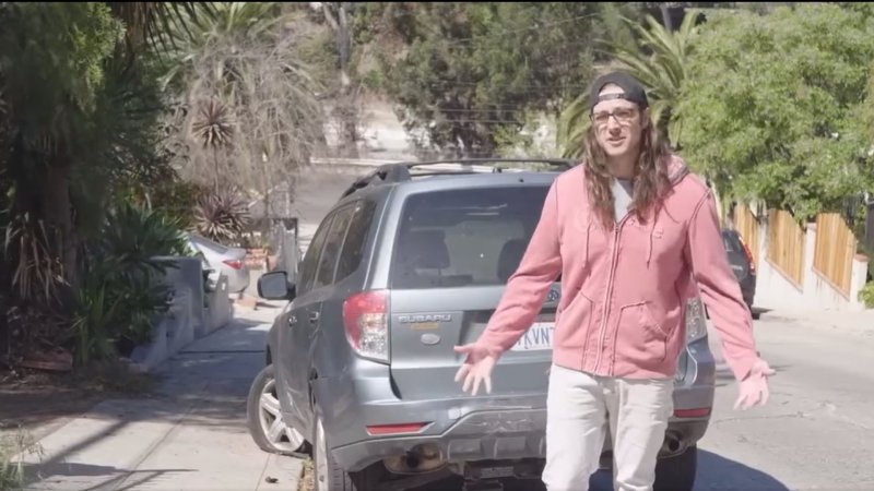 Subaru Owner Whose Car Was Destroyed by Jumping Tesla Meets GoFundMe Goal