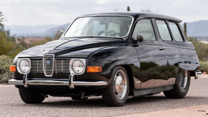 This Saab 95 Wagon Has a 502-CI Big-Block V8, If You Can Believe That