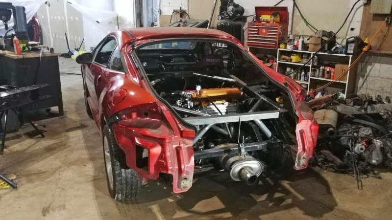 This Mid-Engine Mitsubishi Eclipse Will Be an Amateur-Built Supercar