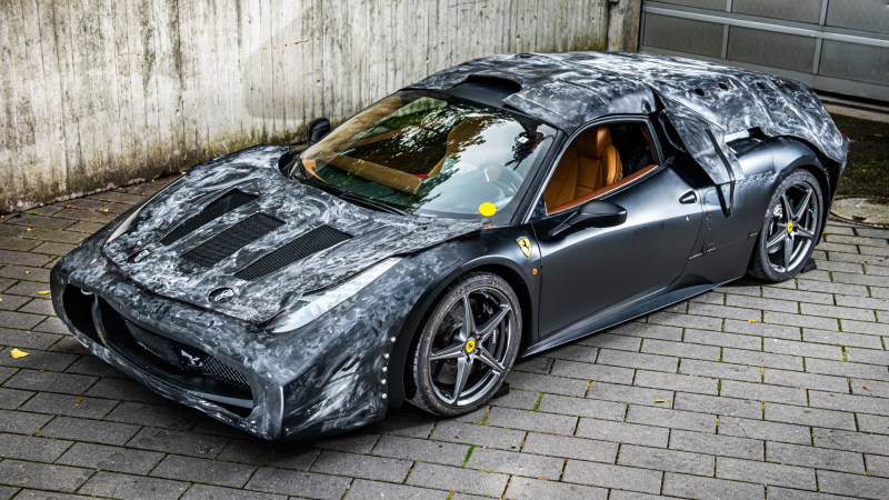 See A Ferrari Test Mule Up Close As LaFerrari Prototype Goes to Auction