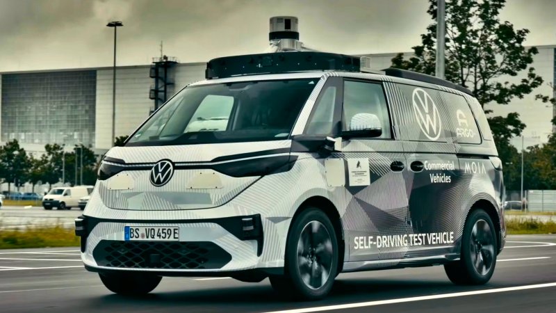 VW Plans Self-Driving Taxis and Delivery Vans Using the ID Buzz