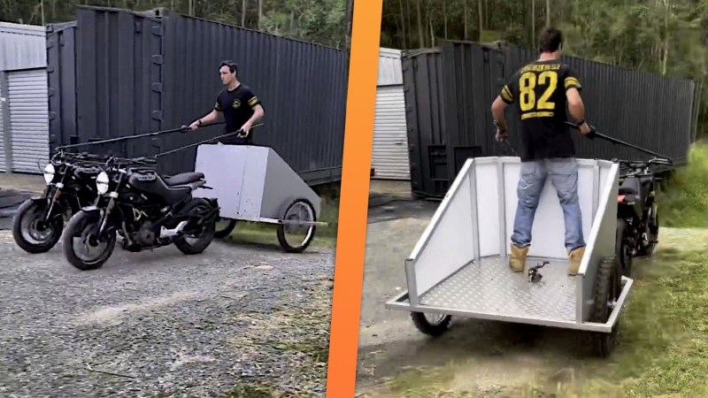 Stunt Rider’s Motorcycle Chariot is Good, Clean, Dangerous Fun