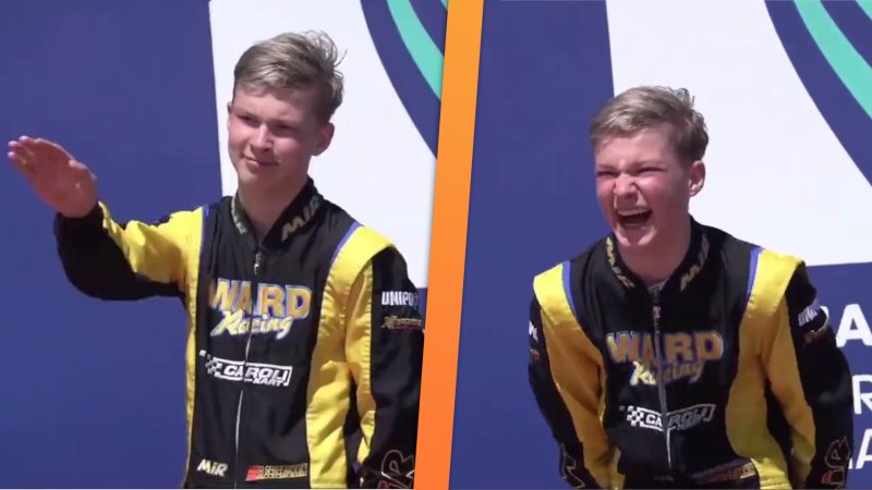 Russian Karting Driver Fired for Nazi Salute on Podium, FIA Investigating