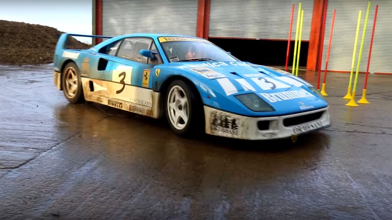 Someone Just Wrecked This Uninsured Ferrari F40