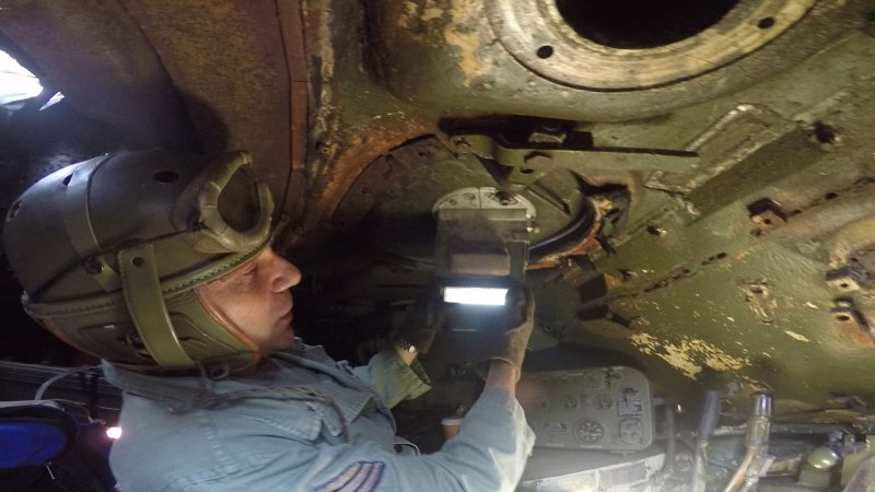 Inside A Working M4 Sherman Tank