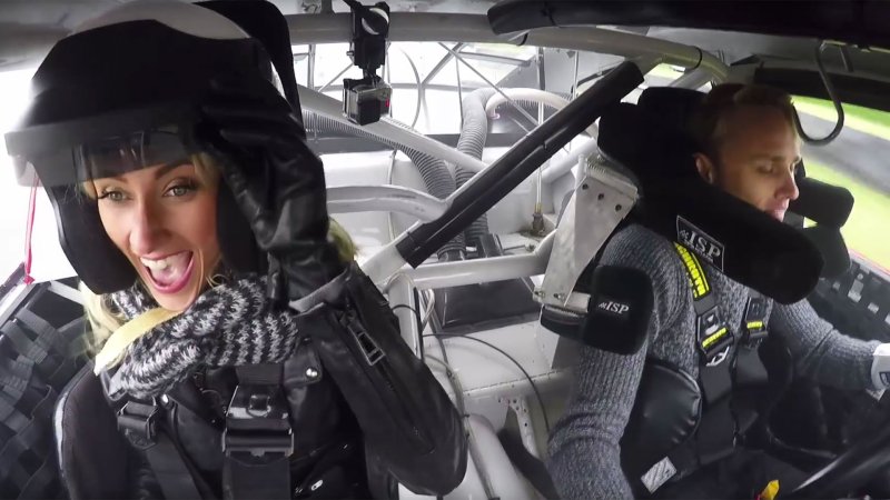 F1 Driver Horrifies His Fiancé in an 800-hp Stock Car