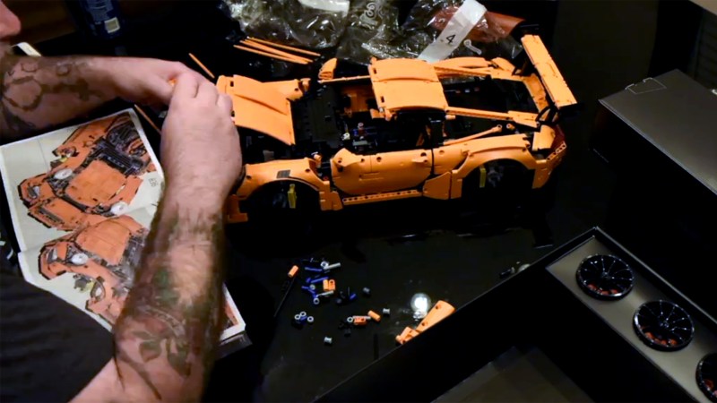 This Lego Porsche 911 GT3 RS Build Timelapse Is Insanely Entertaining