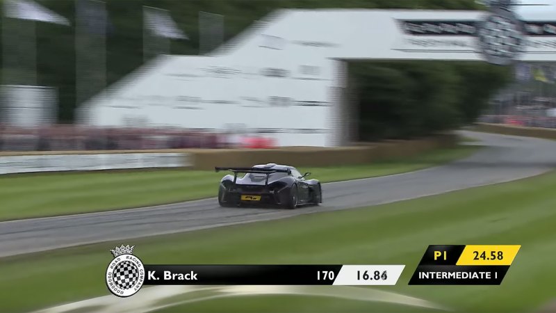 Watch the McLaren P1 LM Set a Goodwood Record