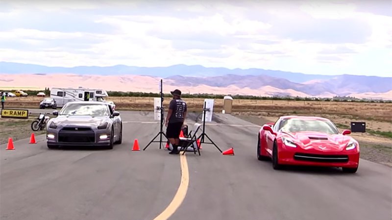 Supercharged Nitrous Corvette Versus Tuned Nissan GT-R: Who Wins?