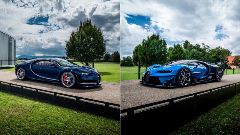 A Saudi Prince Bought the First Bugatti Chiron and the Vision Gran Turismo