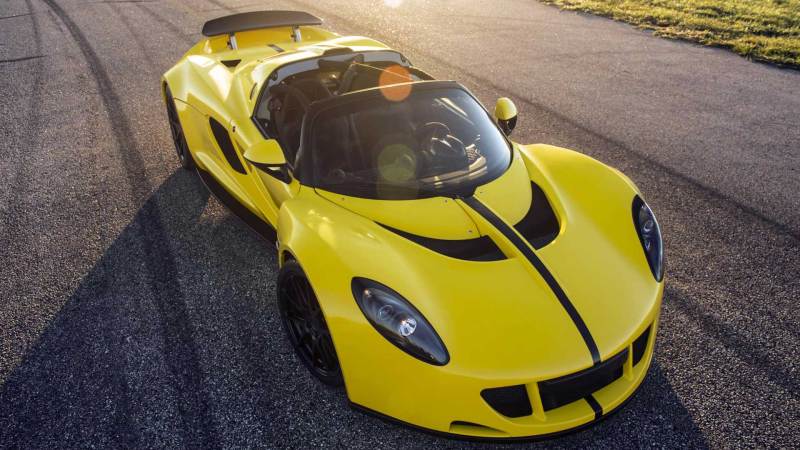 Revised Hennessey Venom GT Spyder Produces 1,451 Horsepower