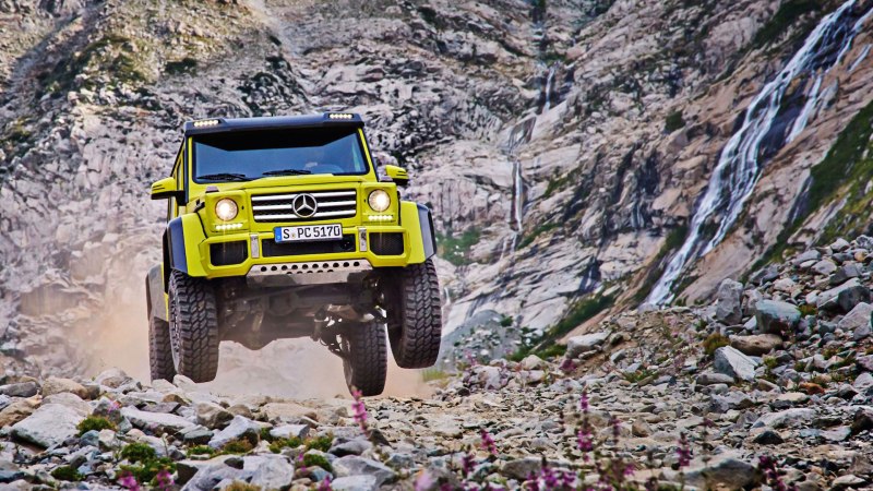 Mercedes-Benz Bringing the Ludicrous G550 4×4² Rock-Crawler Stateside