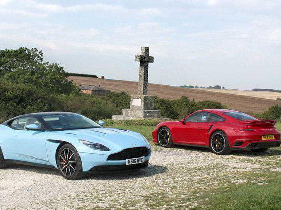 Pitting Porsche’s 911 Turbo S Against The Aston Martin DB11