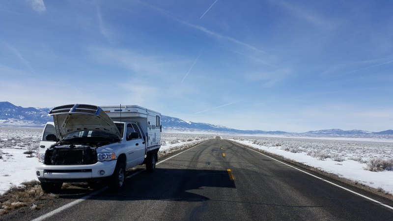 Breaking Down on the Loneliest Road in America